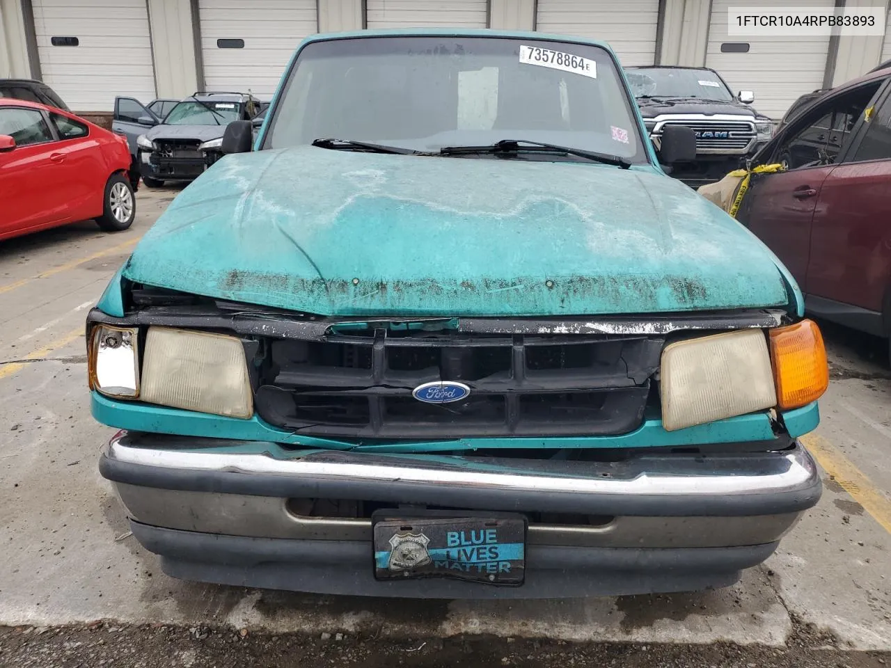 1994 Ford Ranger VIN: 1FTCR10A4RPB83893 Lot: 73578864