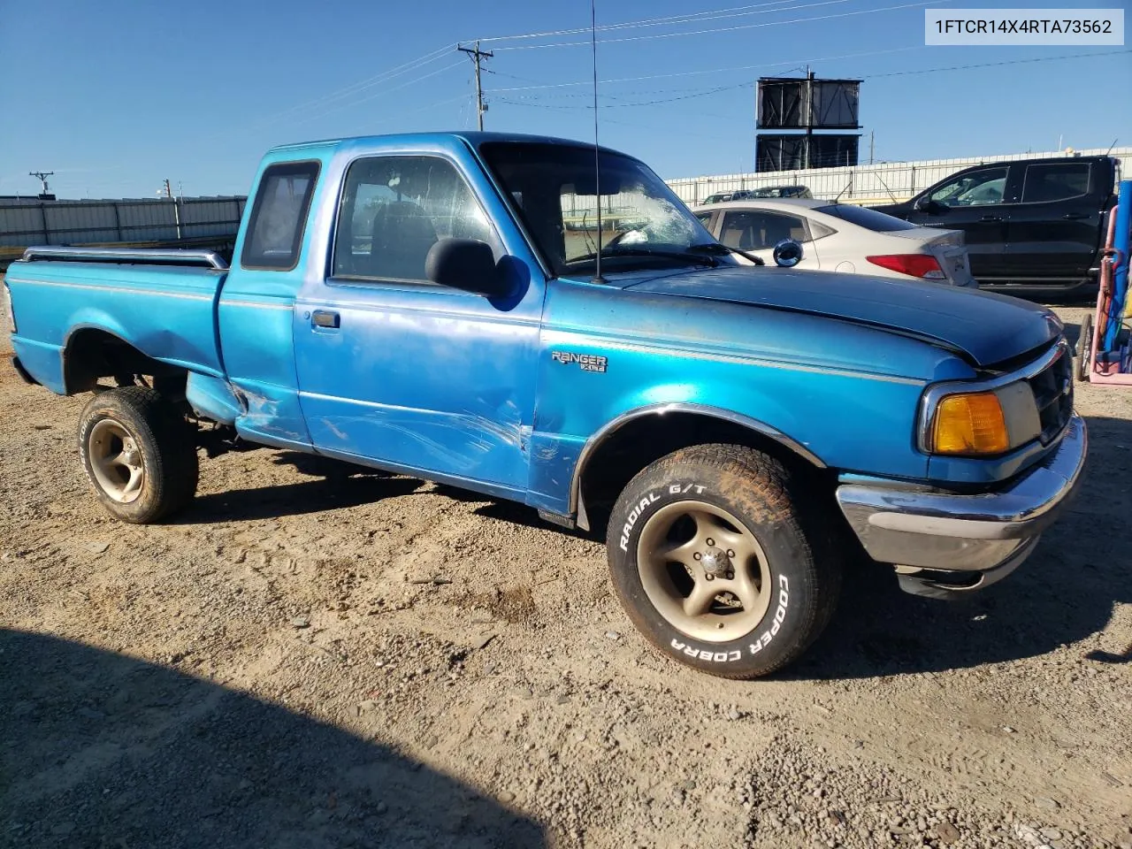 1994 Ford Ranger Super Cab VIN: 1FTCR14X4RTA73562 Lot: 76633764