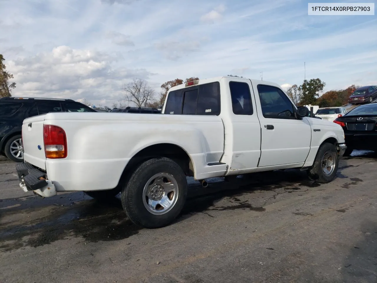 1994 Ford Ranger Super Cab VIN: 1FTCR14X0RPB27903 Lot: 77212614