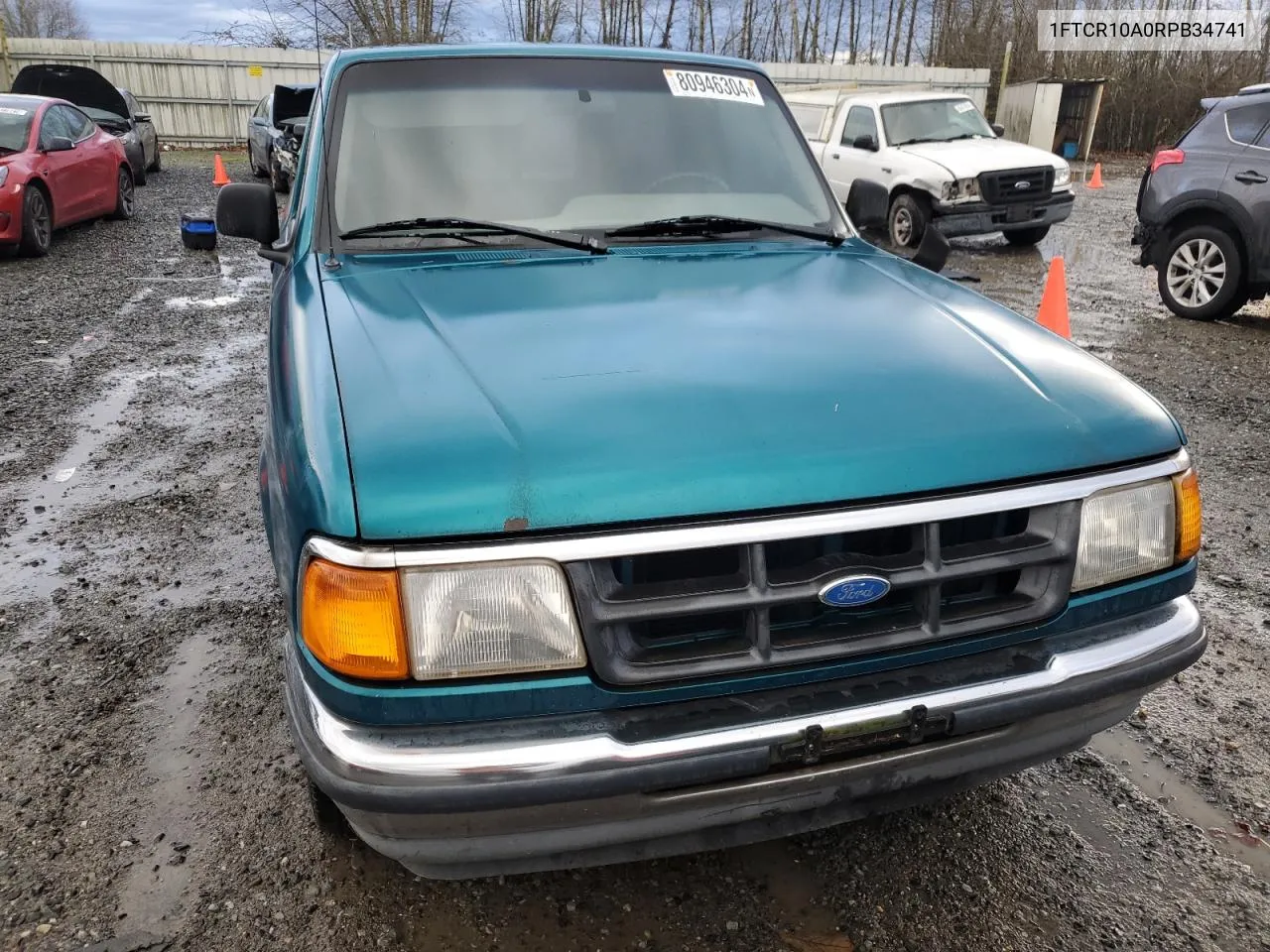 1994 Ford Ranger VIN: 1FTCR10A0RPB34741 Lot: 80946304