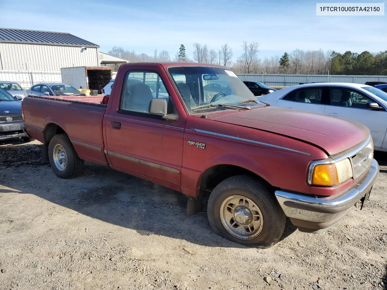 1995 Ford Ranger VIN: 1FTCR10U0STA42150 Lot: 65991834