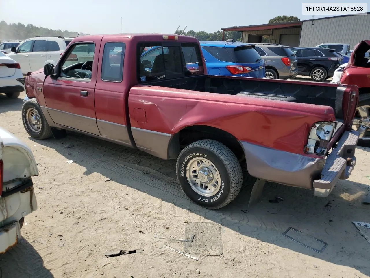 1995 Ford Ranger Super Cab VIN: 1FTCR14A2STA15628 Lot: 67686474