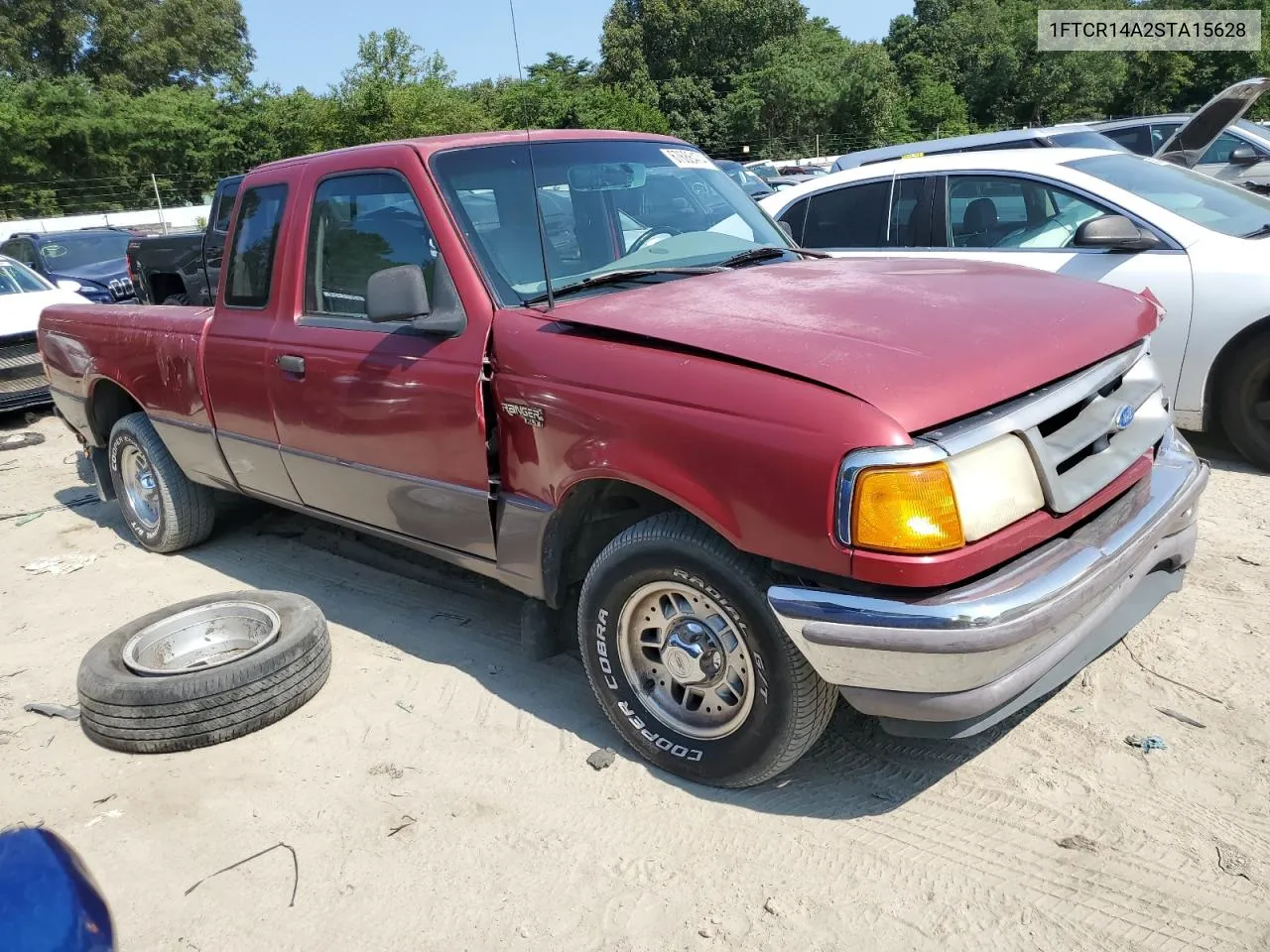 1995 Ford Ranger Super Cab VIN: 1FTCR14A2STA15628 Lot: 67686474