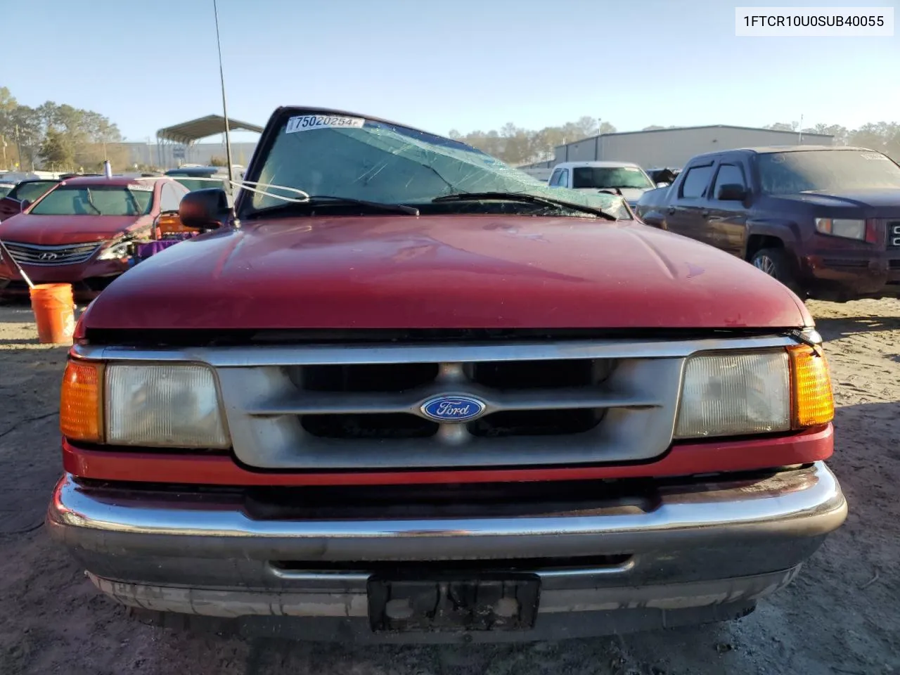 1995 Ford Ranger VIN: 1FTCR10U0SUB40055 Lot: 75020254