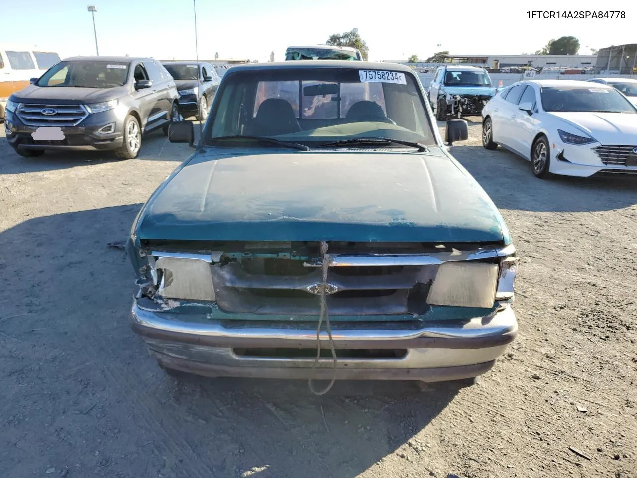 1995 Ford Ranger Super Cab VIN: 1FTCR14A2SPA84778 Lot: 75758234