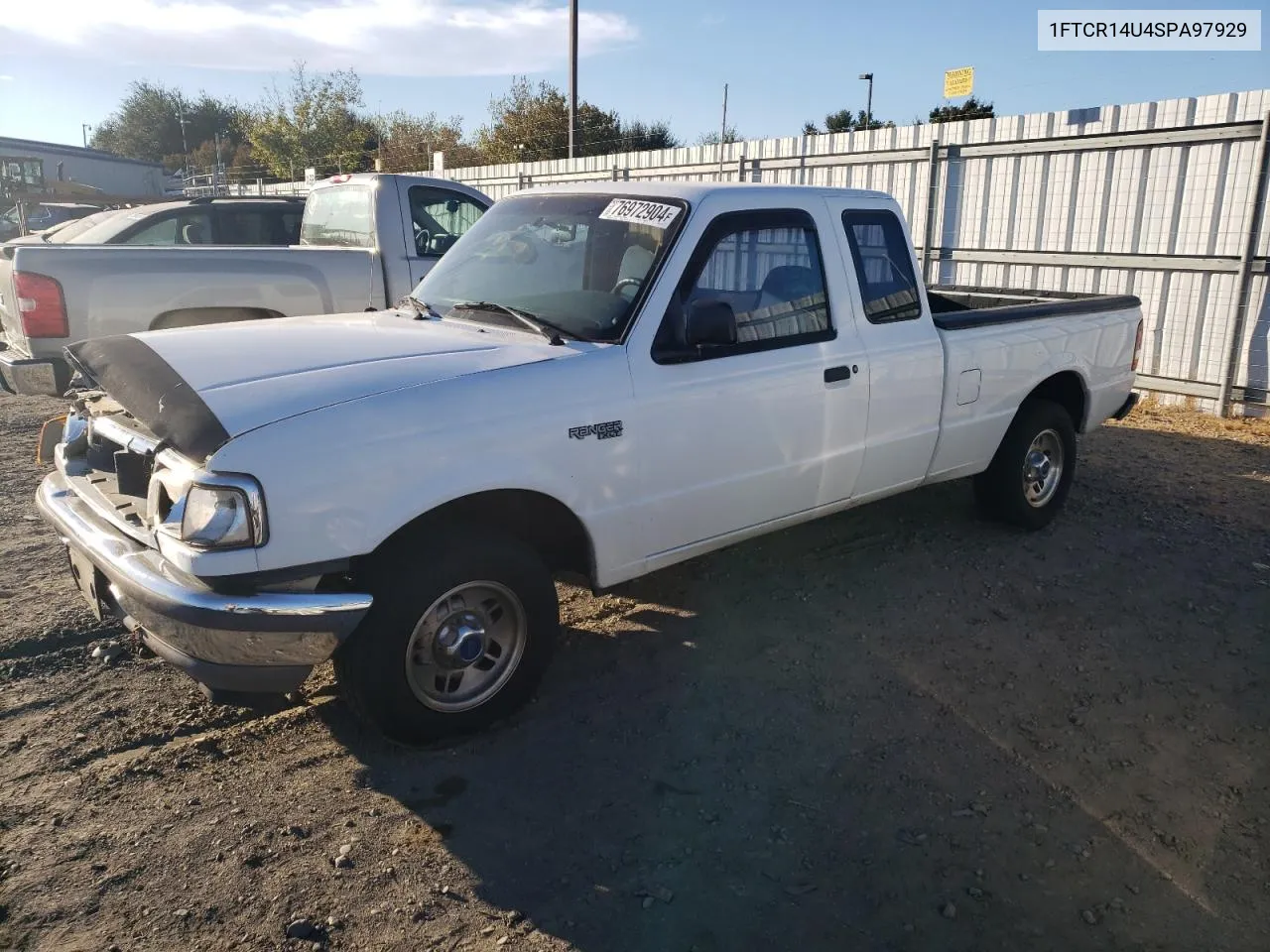 1995 Ford Ranger Super Cab VIN: 1FTCR14U4SPA97929 Lot: 76972904