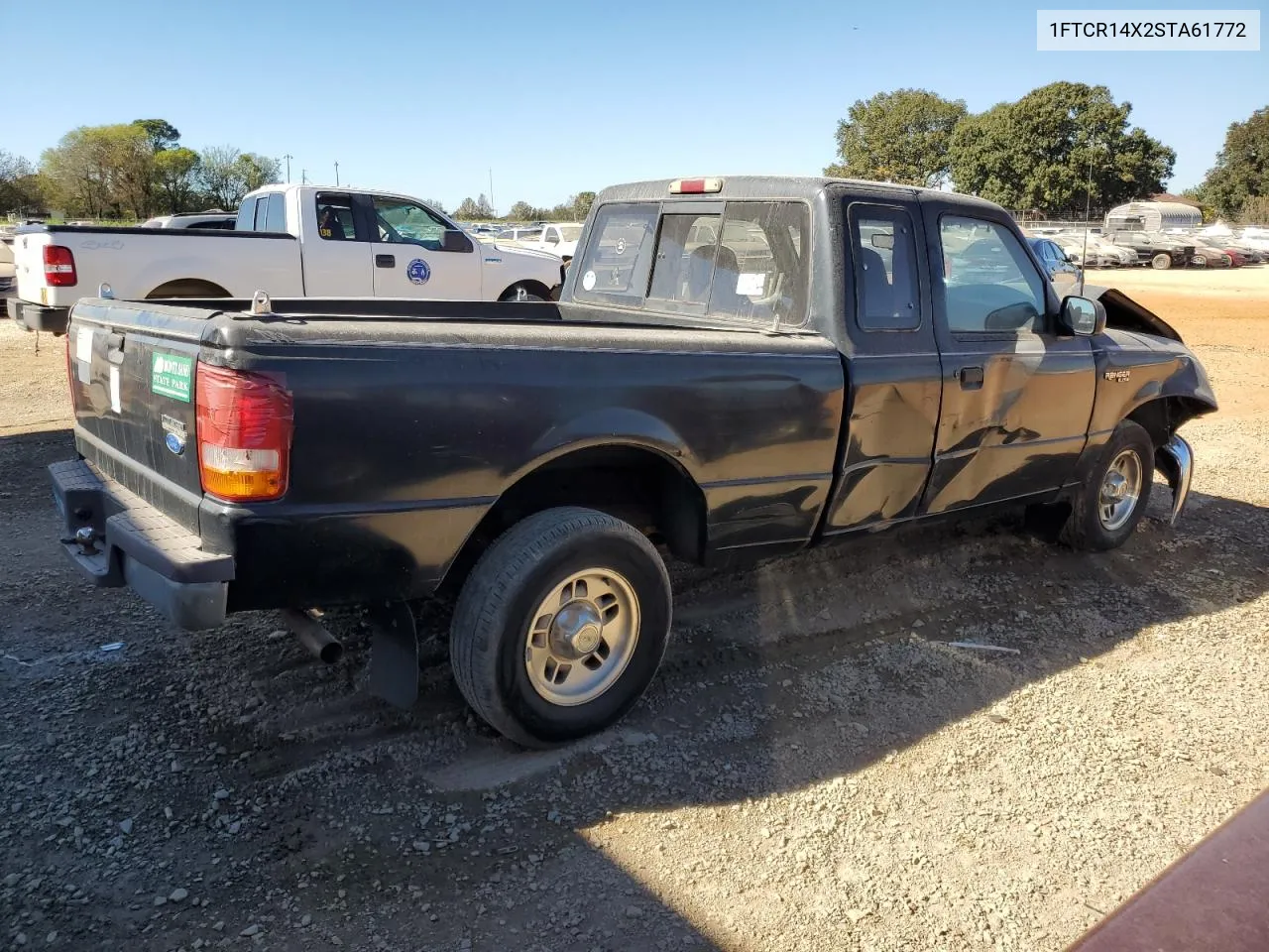 1995 Ford Ranger Super Cab VIN: 1FTCR14X2STA61772 Lot: 77033104