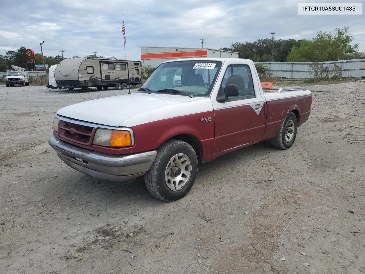 1995 Ford Ranger VIN: 1FTCR10A5SUC14351 Lot: 79433514