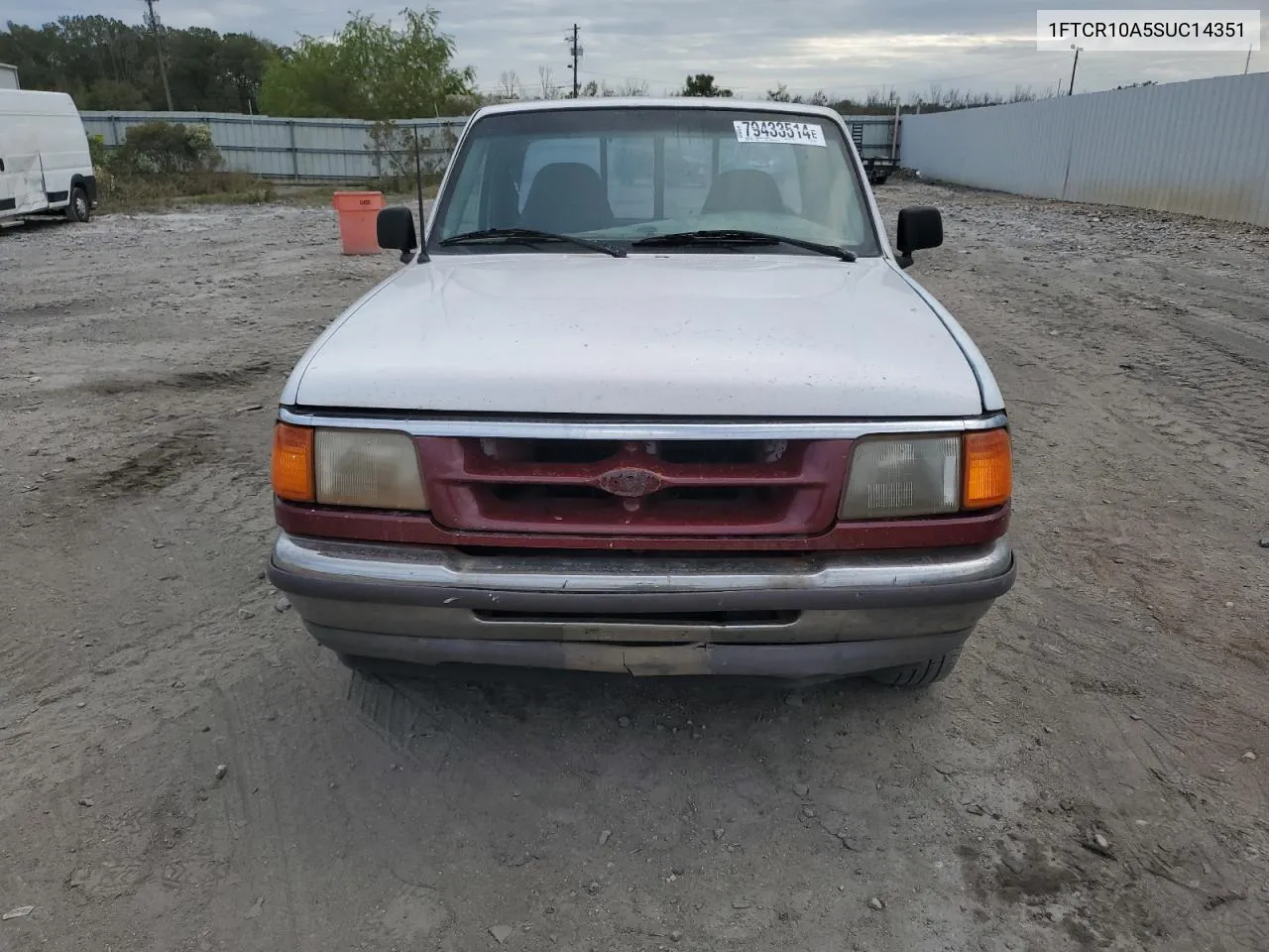 1995 Ford Ranger VIN: 1FTCR10A5SUC14351 Lot: 79433514