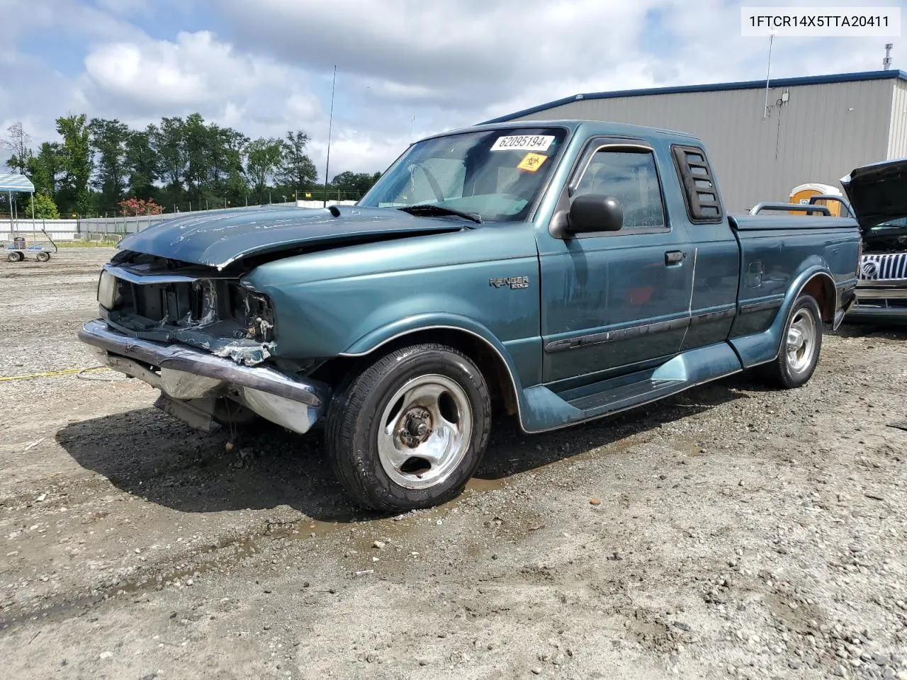 1996 Ford Ranger Super Cab VIN: 1FTCR14X5TTA20411 Lot: 62095194