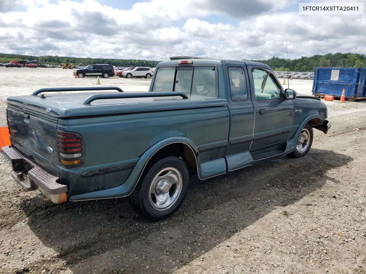 1996 Ford Ranger Super Cab VIN: 1FTCR14X5TTA20411 Lot: 62095194