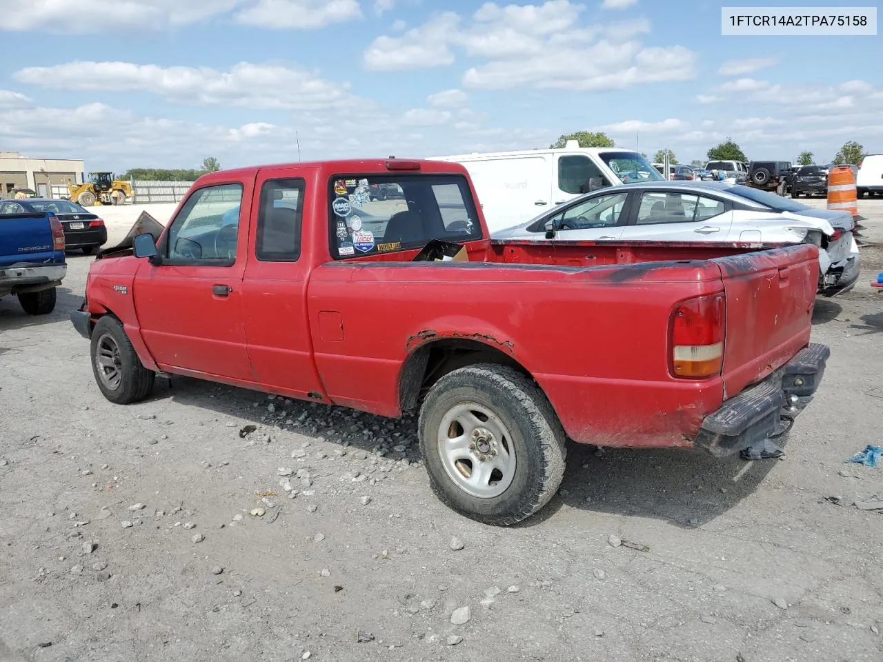 1996 Ford Ranger Super Cab VIN: 1FTCR14A2TPA75158 Lot: 68104964