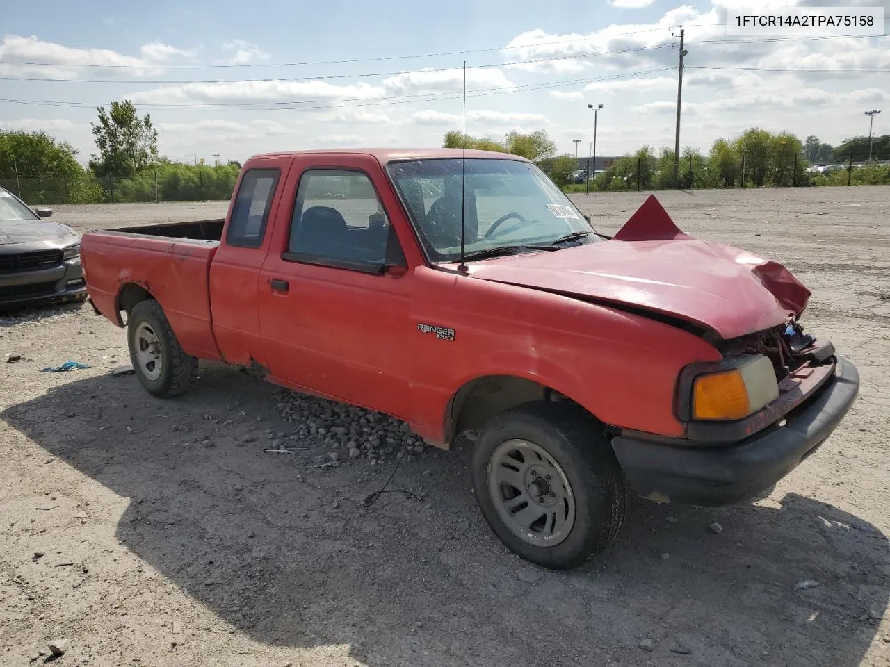 1996 Ford Ranger Super Cab VIN: 1FTCR14A2TPA75158 Lot: 68104964