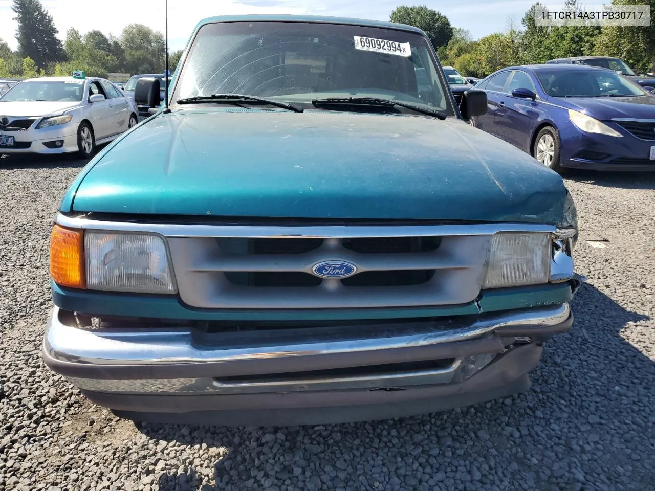 1996 Ford Ranger Super Cab VIN: 1FTCR14A3TPB30717 Lot: 69092994