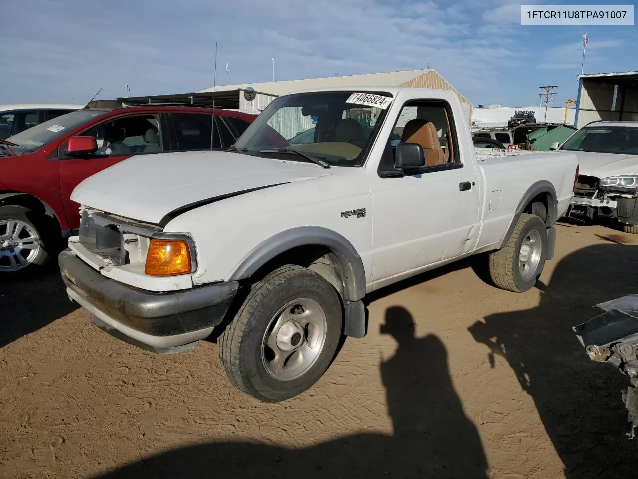 1996 Ford Ranger VIN: 1FTCR11U8TPA91007 Lot: 74066824