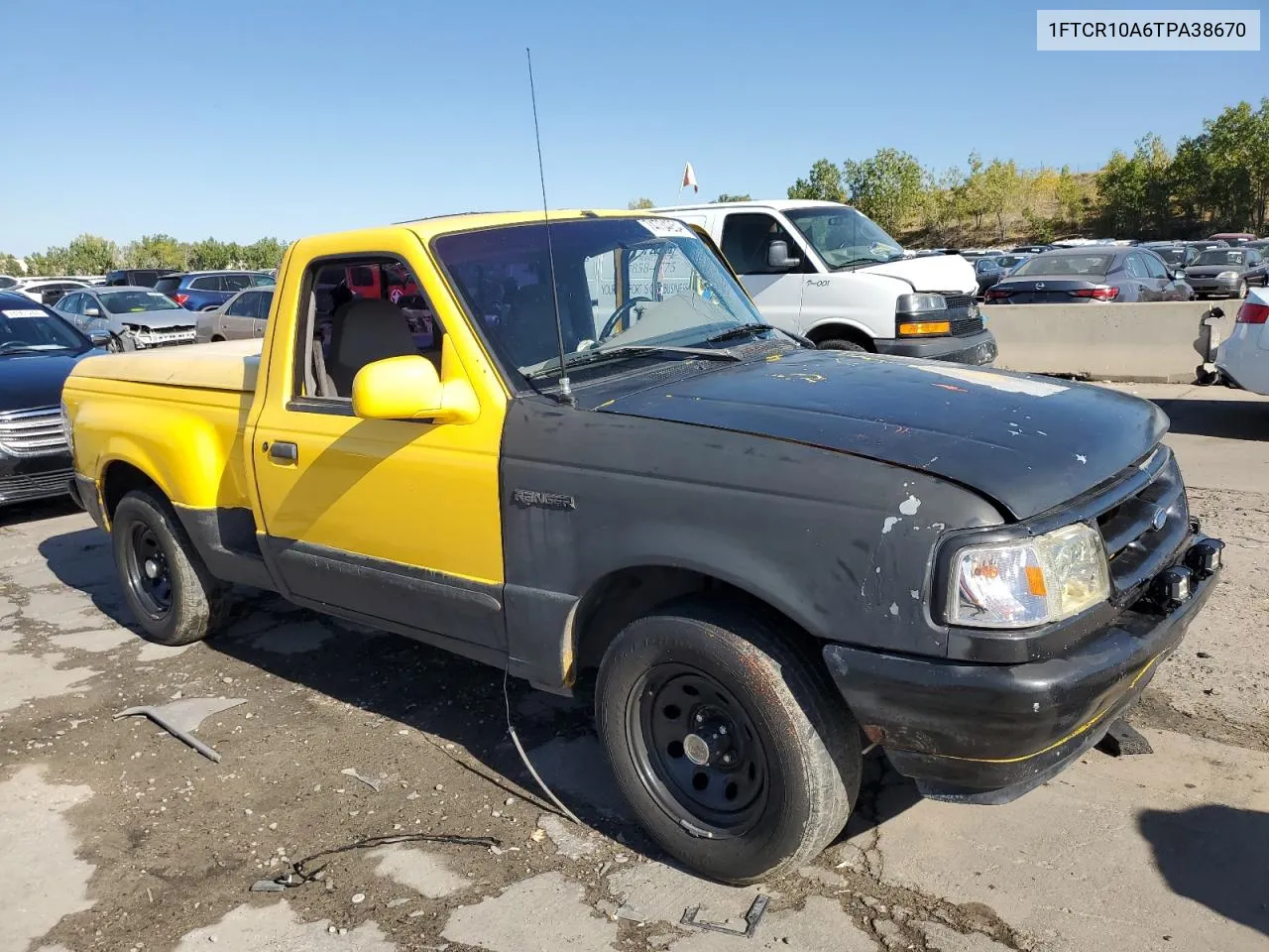 1996 Ford Ranger VIN: 1FTCR10A6TPA38670 Lot: 74734254