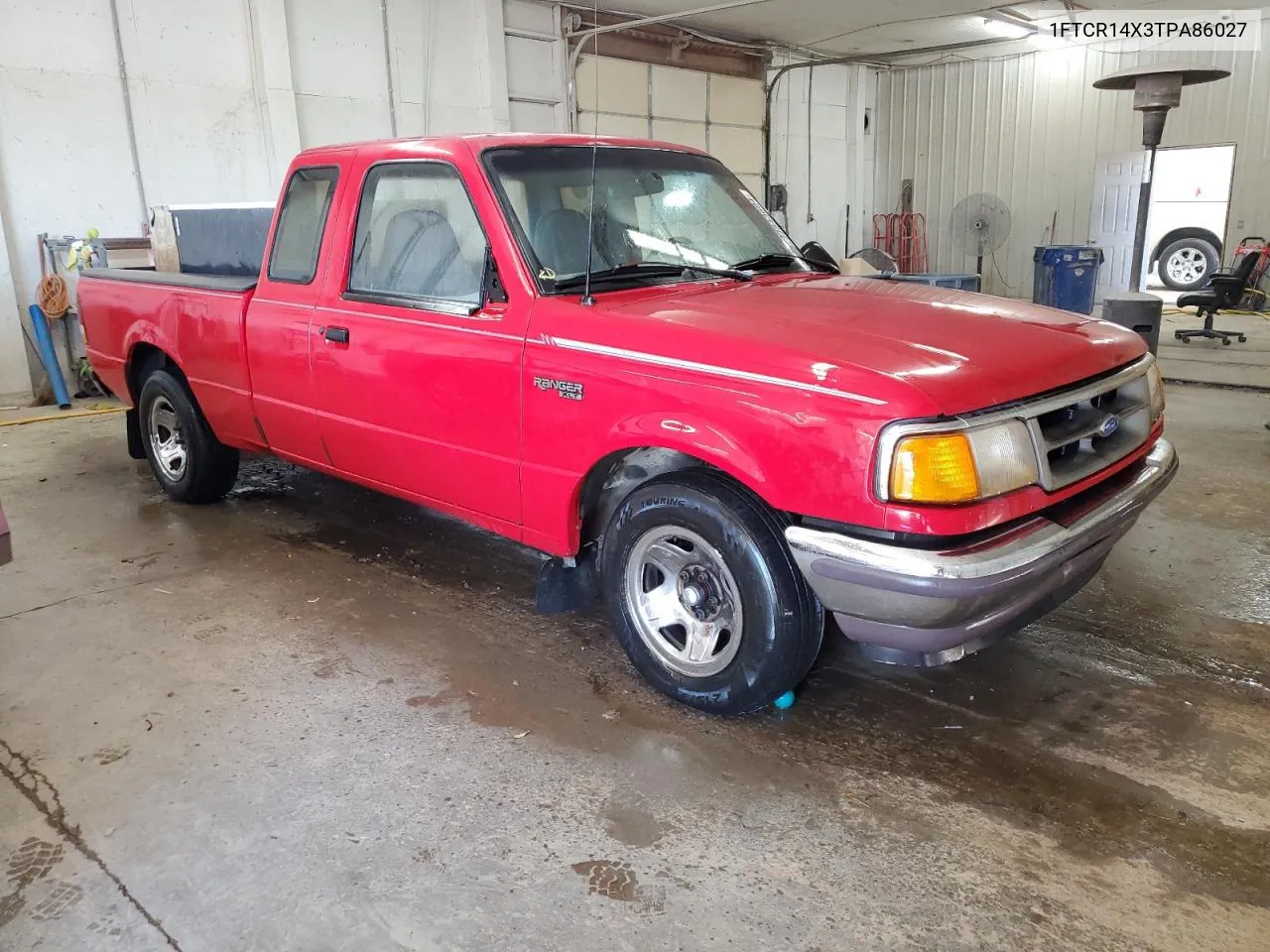 1996 Ford Ranger Super Cab VIN: 1FTCR14X3TPA86027 Lot: 74843694