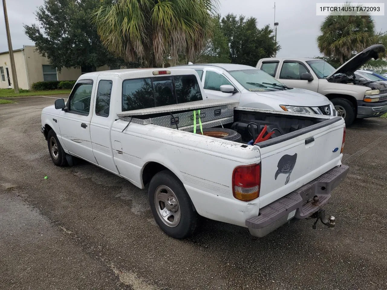 1996 Ford Ranger Super Cab VIN: 1FTCR14U5TTA72093 Lot: 74939474