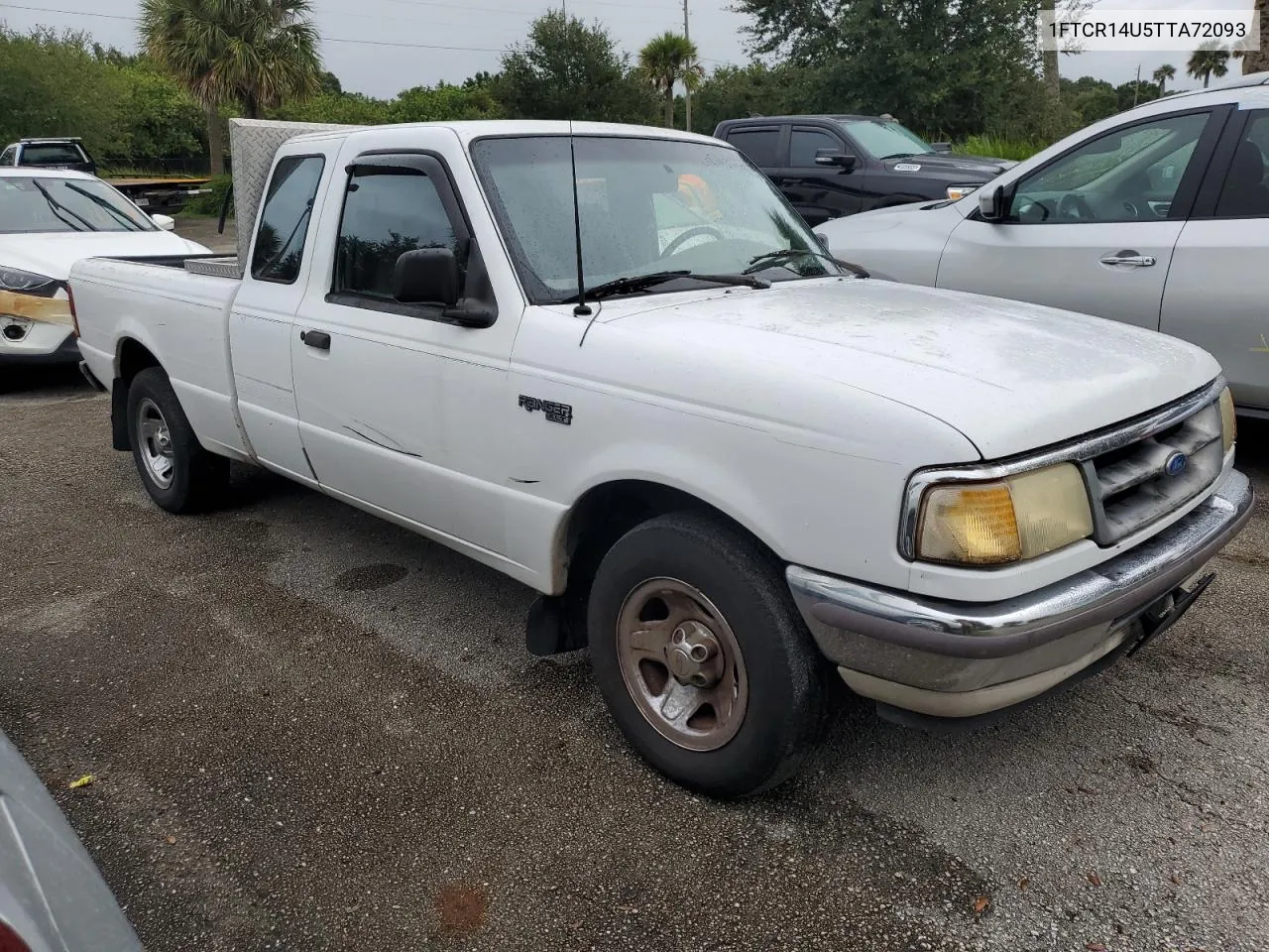 1996 Ford Ranger Super Cab VIN: 1FTCR14U5TTA72093 Lot: 74939474