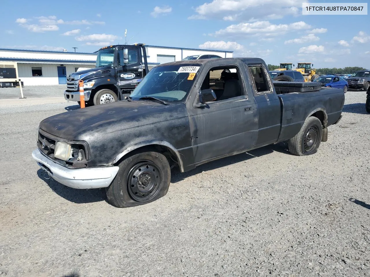 1996 Ford Ranger Super Cab VIN: 1FTCR14U8TPA70847 Lot: 75937734