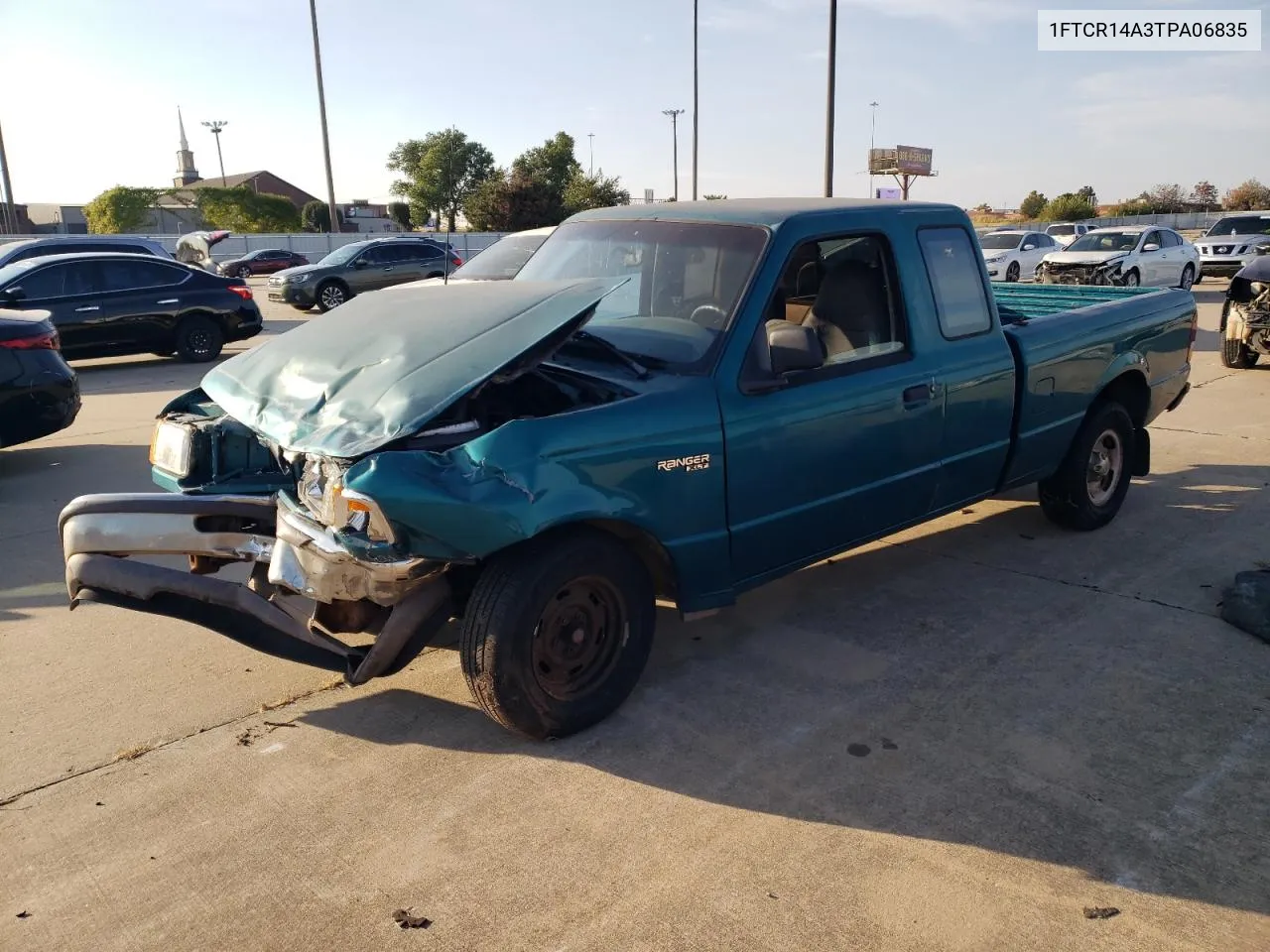 1996 Ford Ranger Super Cab VIN: 1FTCR14A3TPA06835 Lot: 76551974