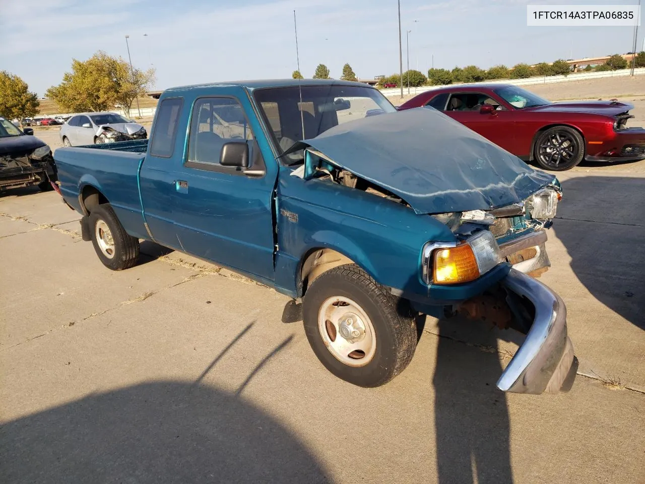 1996 Ford Ranger Super Cab VIN: 1FTCR14A3TPA06835 Lot: 76551974