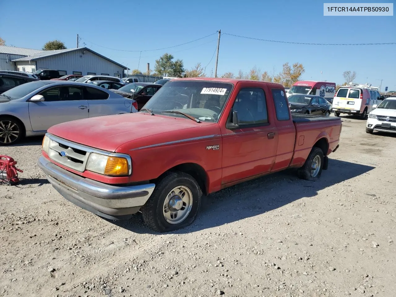 1996 Ford Ranger Super Cab VIN: 1FTCR14A4TPB50930 Lot: 77914924