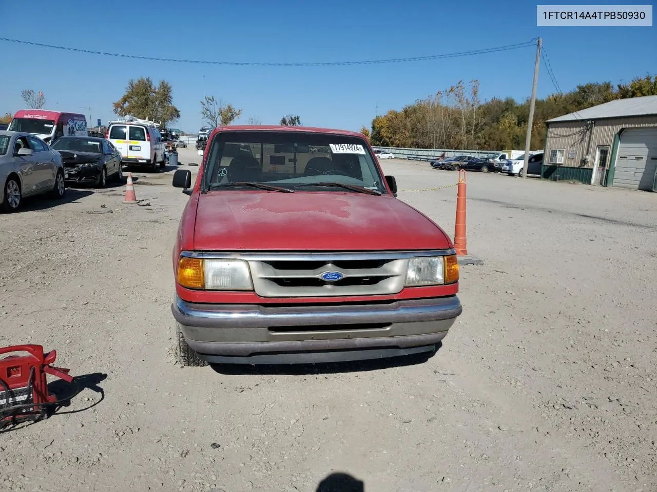 1996 Ford Ranger Super Cab VIN: 1FTCR14A4TPB50930 Lot: 77914924