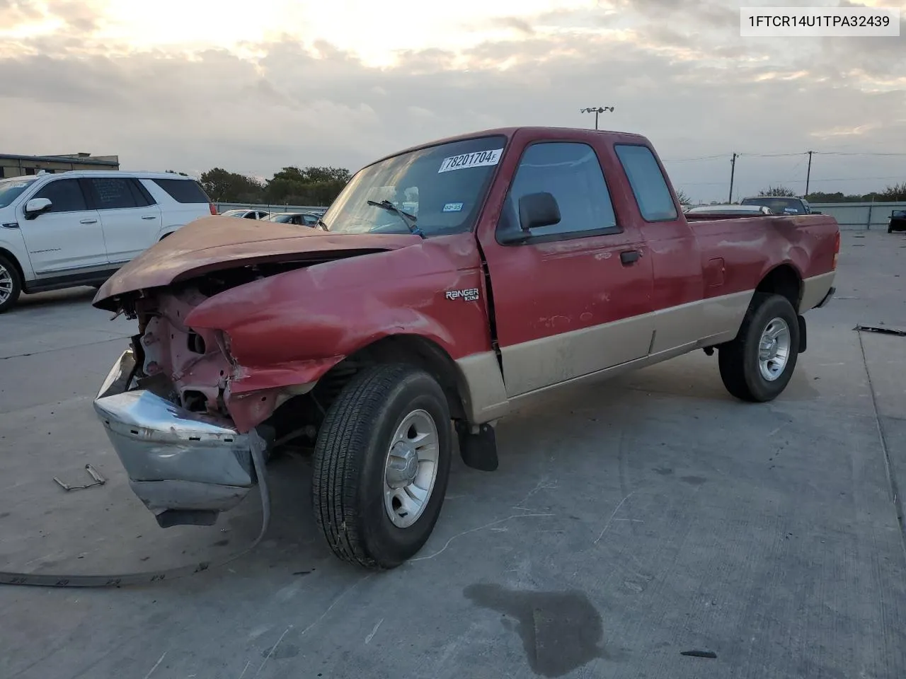 1996 Ford Ranger Super Cab VIN: 1FTCR14U1TPA32439 Lot: 78201704