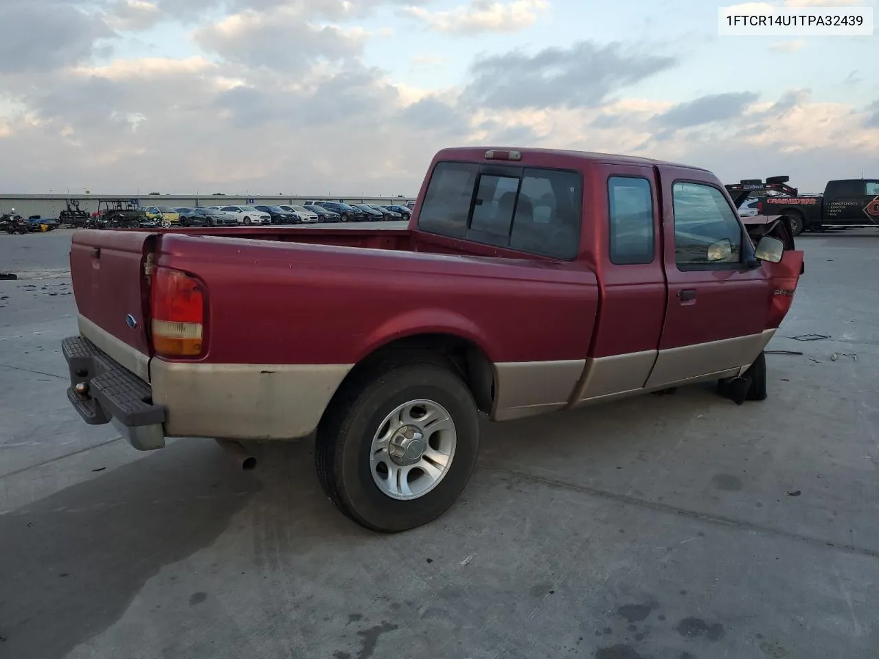 1996 Ford Ranger Super Cab VIN: 1FTCR14U1TPA32439 Lot: 78201704