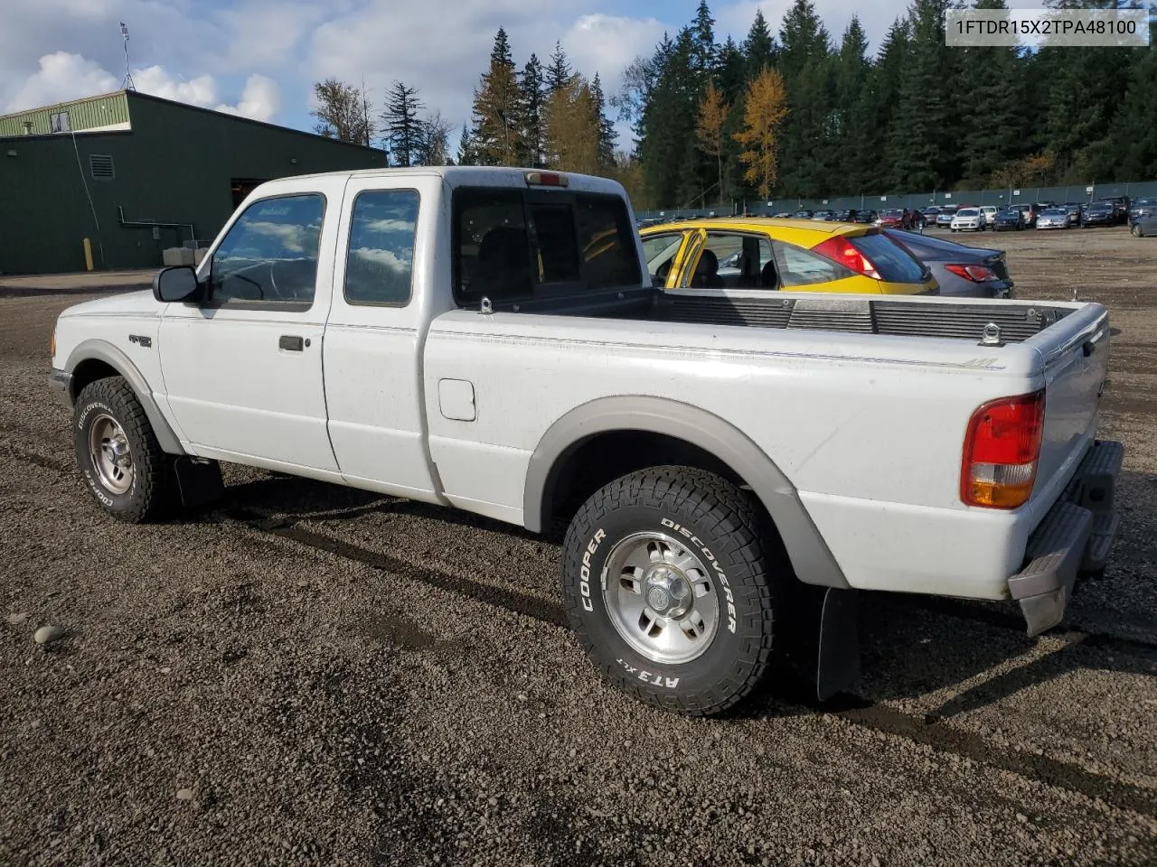 1996 Ford Ranger Super Cab VIN: 1FTDR15X2TPA48100 Lot: 78316424