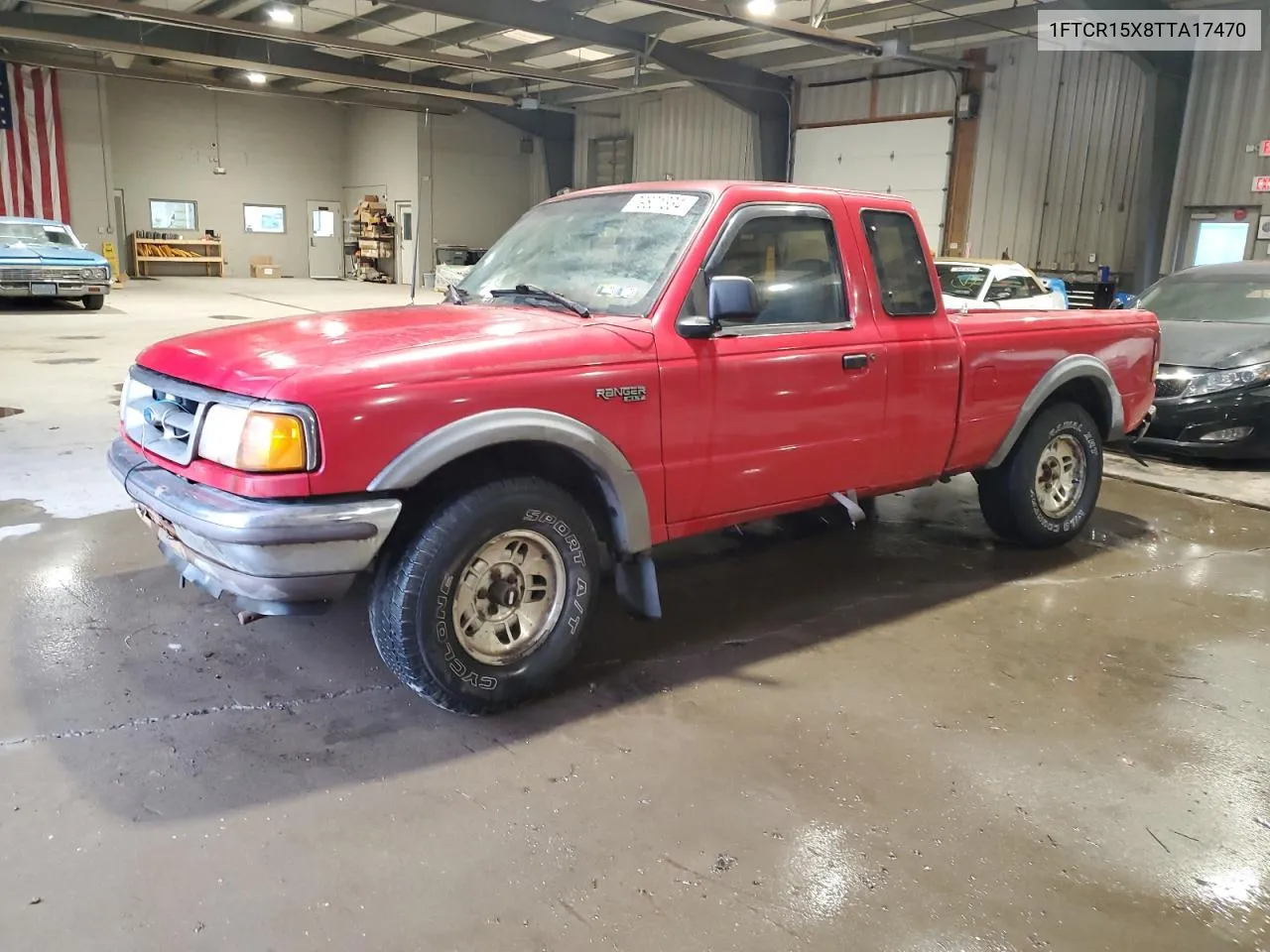 1996 Ford Ranger Super Cab VIN: 1FTCR15X8TTA17470 Lot: 79801334