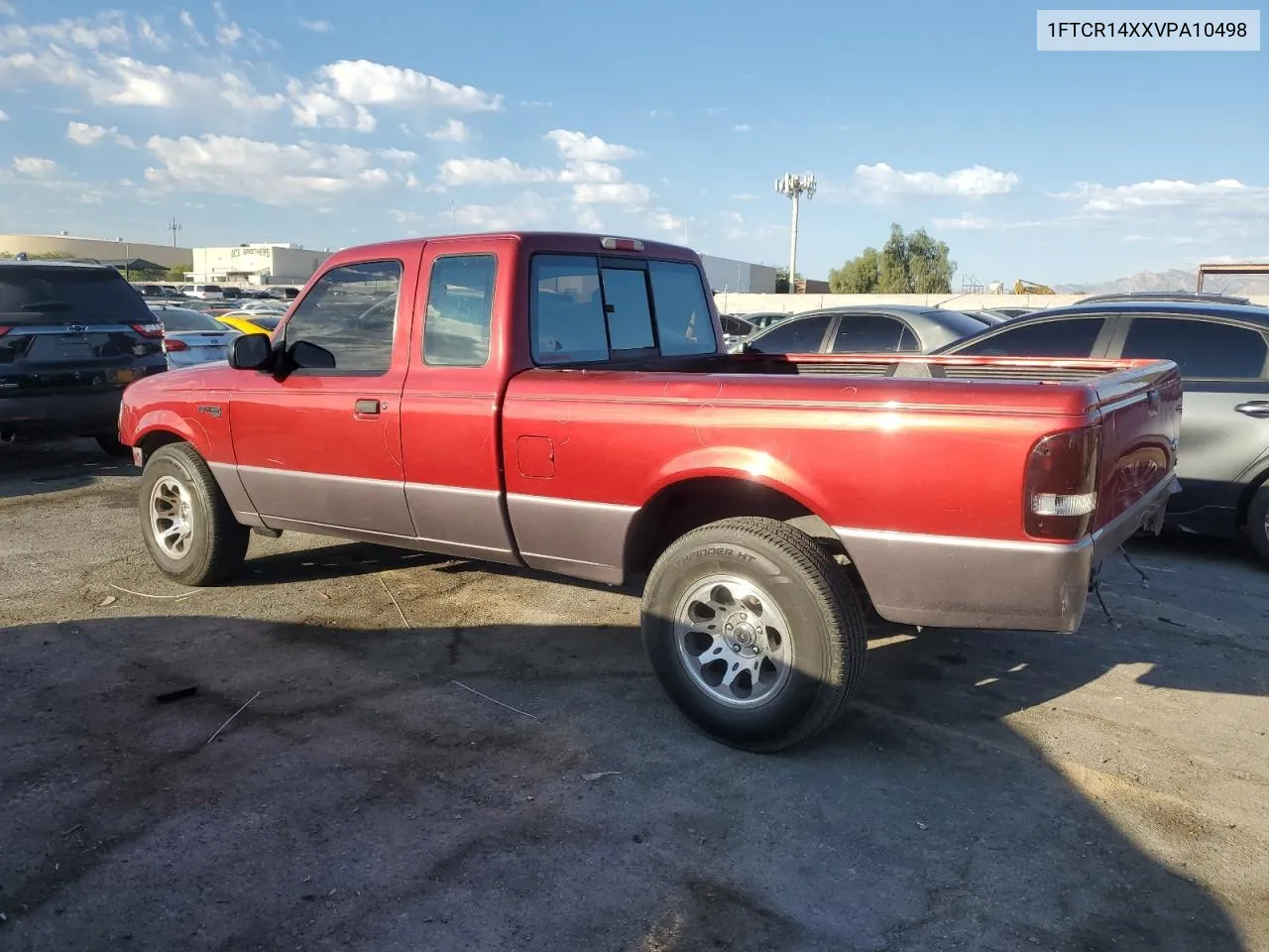 1997 Ford Ranger Super Cab VIN: 1FTCR14XXVPA10498 Lot: 74742824