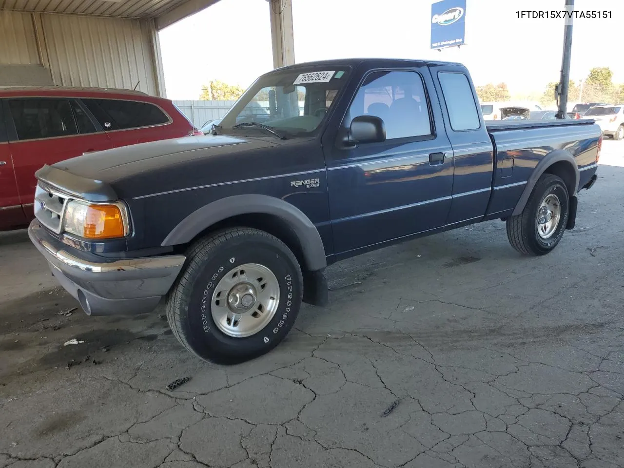 1997 Ford Ranger Super Cab VIN: 1FTDR15X7VTA55151 Lot: 76562624