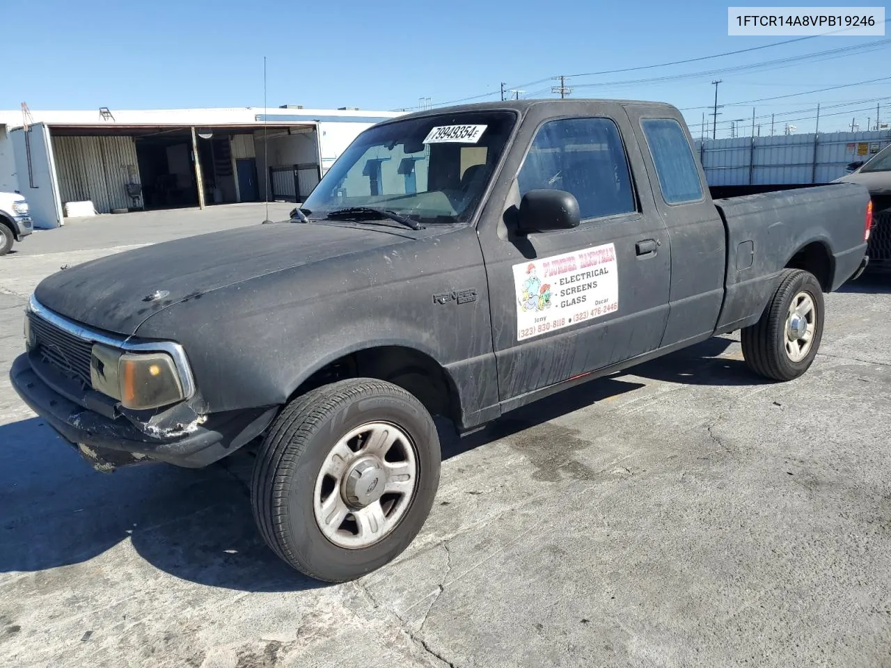 1997 Ford Ranger Super Cab VIN: 1FTCR14A8VPB19246 Lot: 79949354