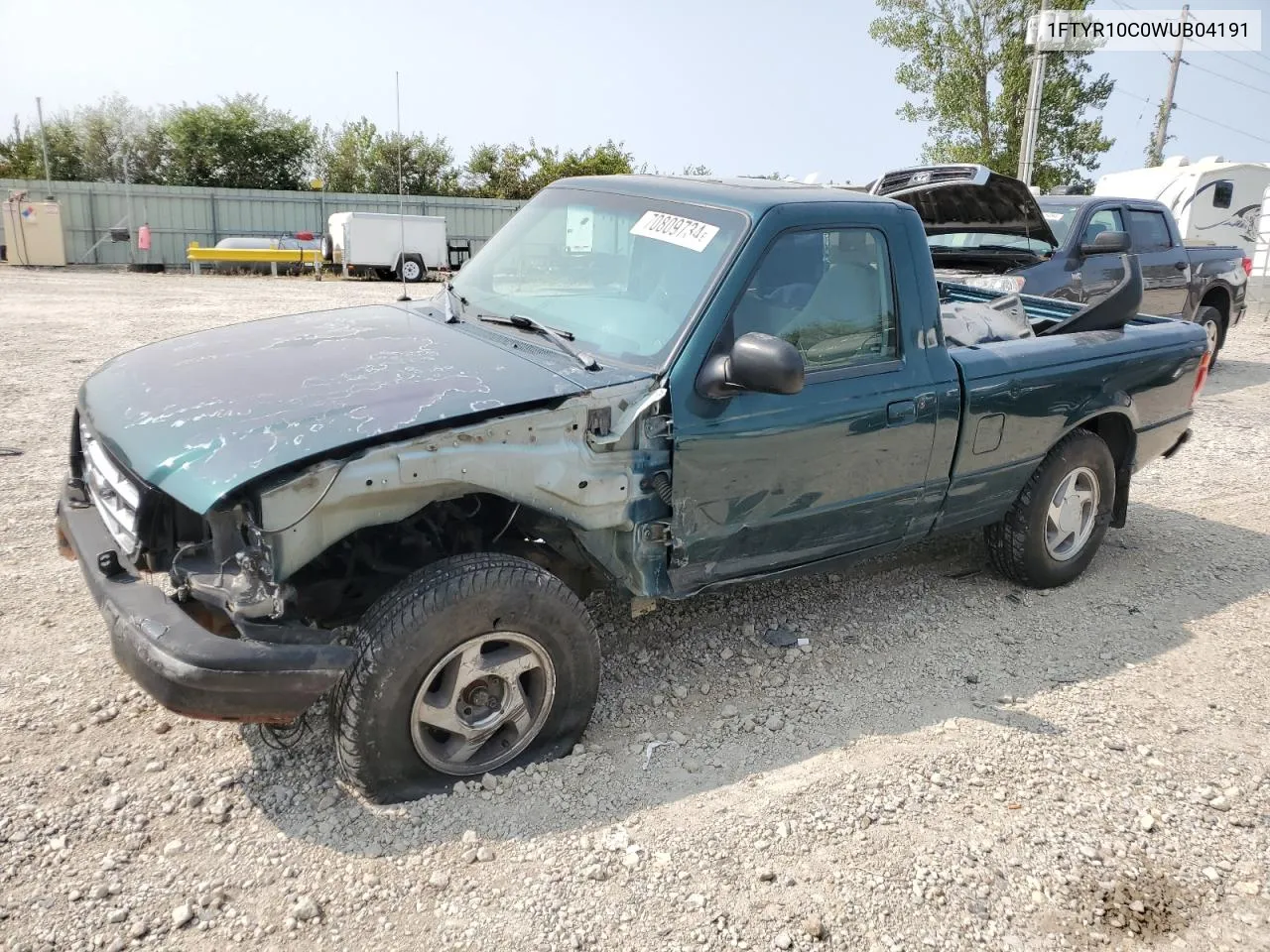 1998 Ford Ranger VIN: 1FTYR10C0WUB04191 Lot: 70809734