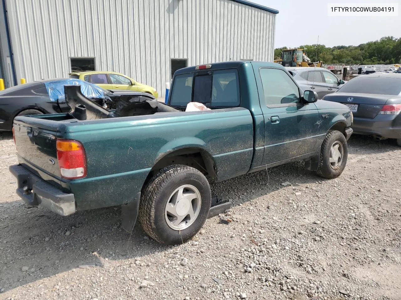 1998 Ford Ranger VIN: 1FTYR10C0WUB04191 Lot: 70809734