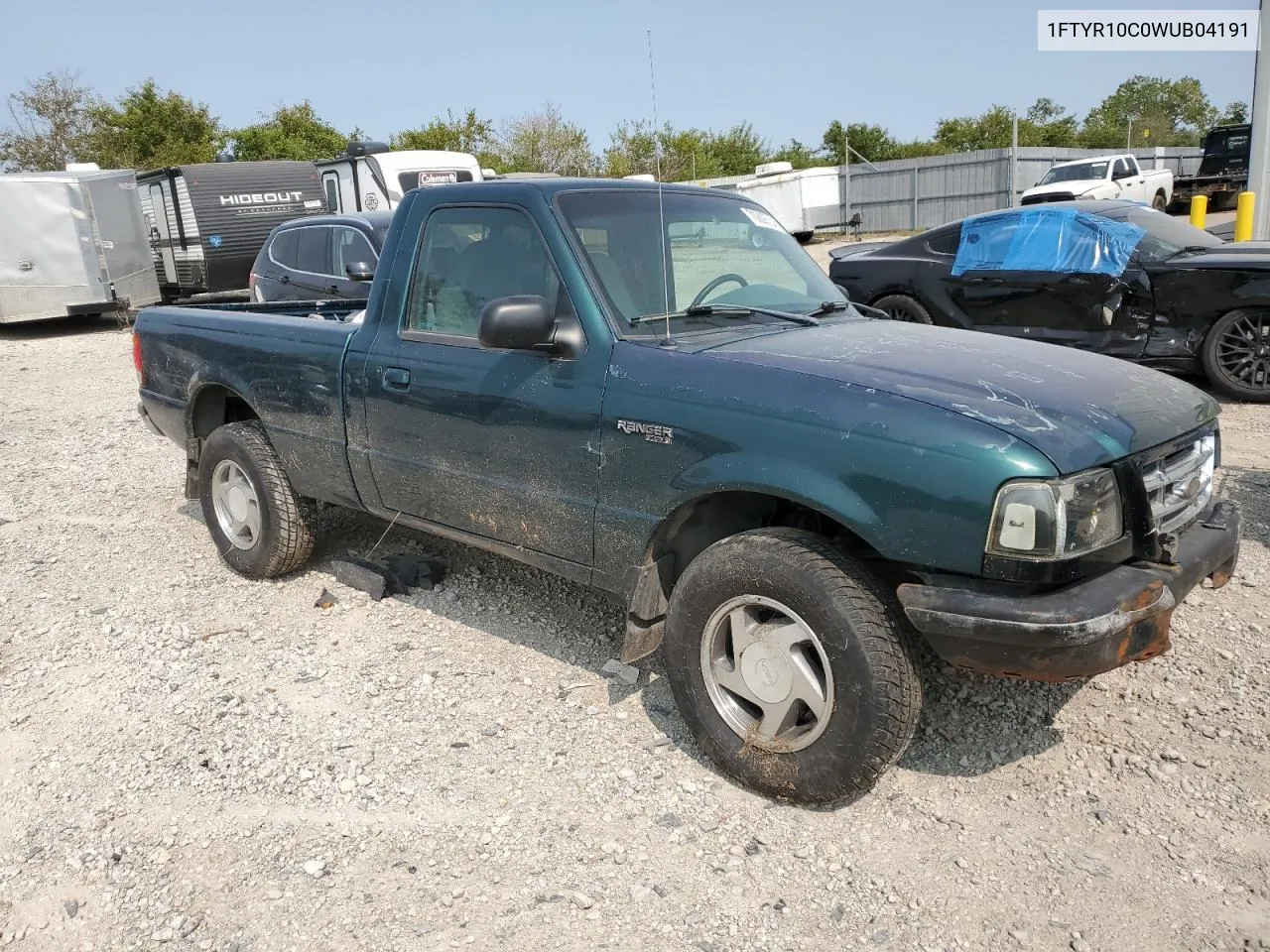 1998 Ford Ranger VIN: 1FTYR10C0WUB04191 Lot: 70809734