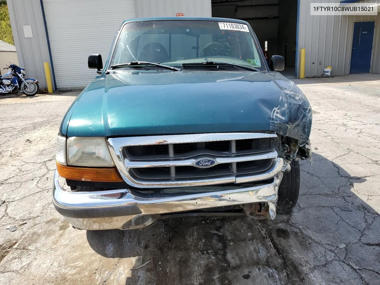 1998 Ford Ranger VIN: 1FTYR10C8WUB15021 Lot: 71103034