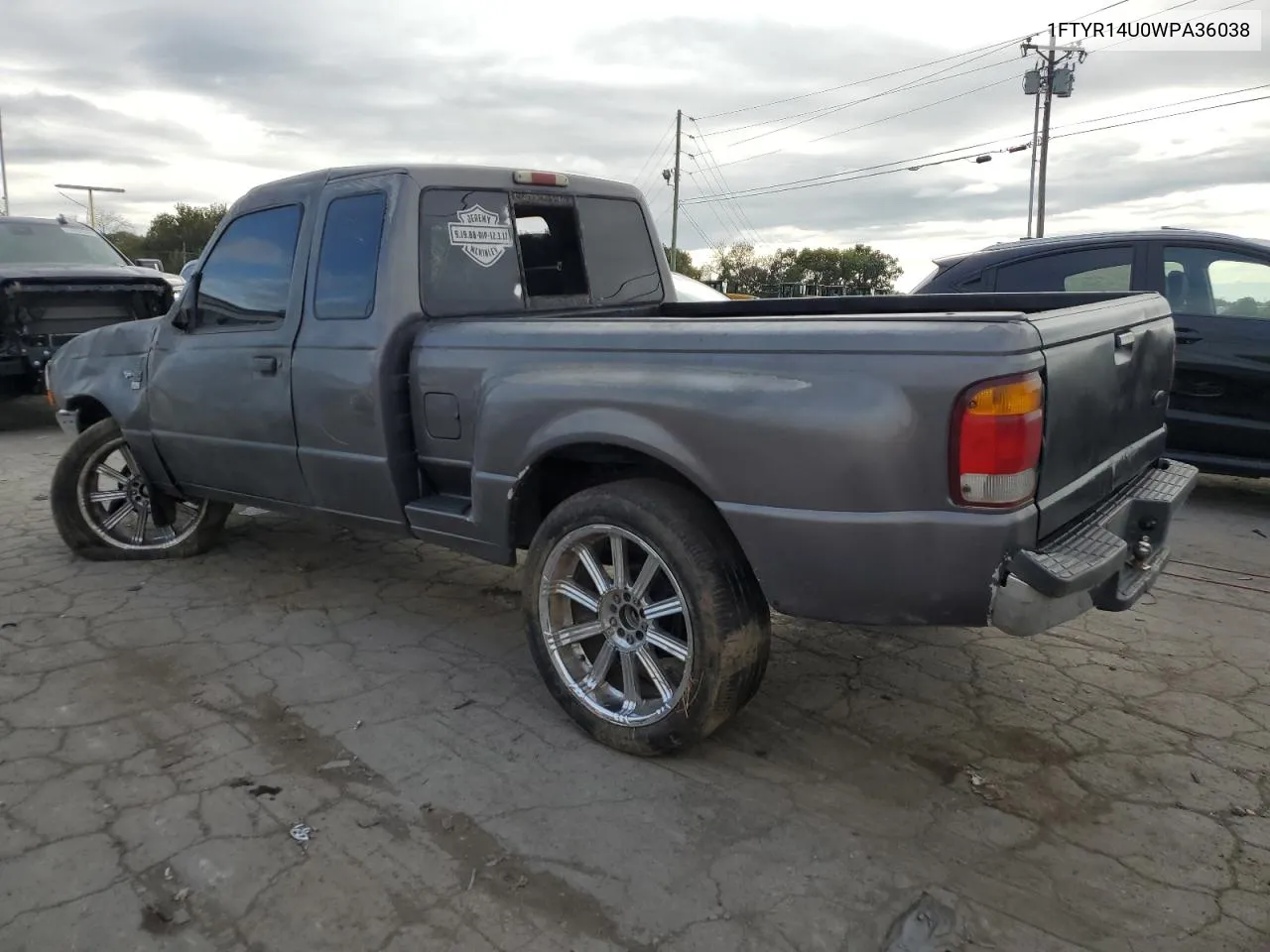 1998 Ford Ranger Super Cab VIN: 1FTYR14U0WPA36038 Lot: 71840254