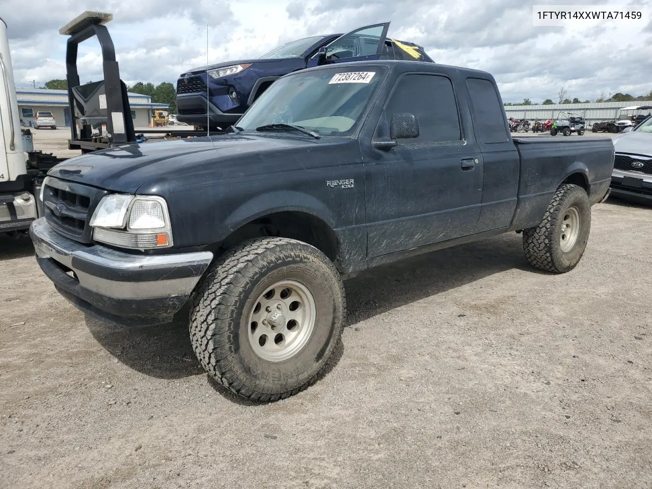 1998 Ford Ranger Super Cab VIN: 1FTYR14XXWTA71459 Lot: 72387264