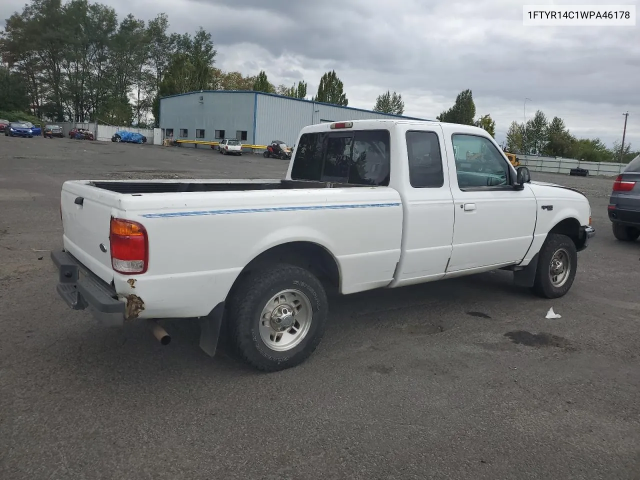 1998 Ford Ranger Super Cab VIN: 1FTYR14C1WPA46178 Lot: 72398124