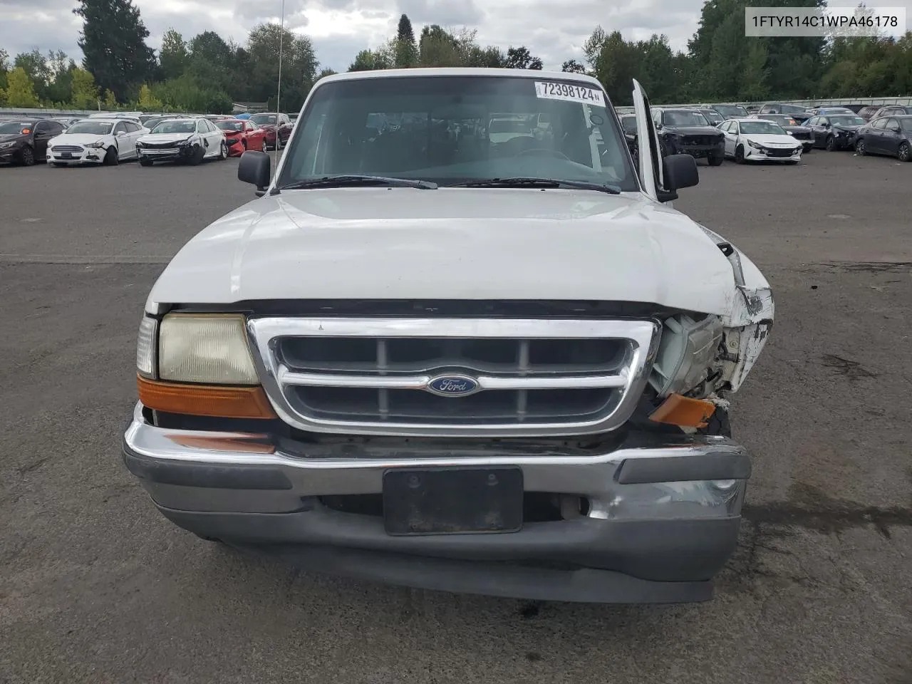 1998 Ford Ranger Super Cab VIN: 1FTYR14C1WPA46178 Lot: 72398124