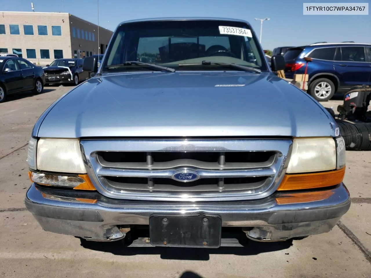 1998 Ford Ranger VIN: 1FTYR10C7WPA34767 Lot: 73537364