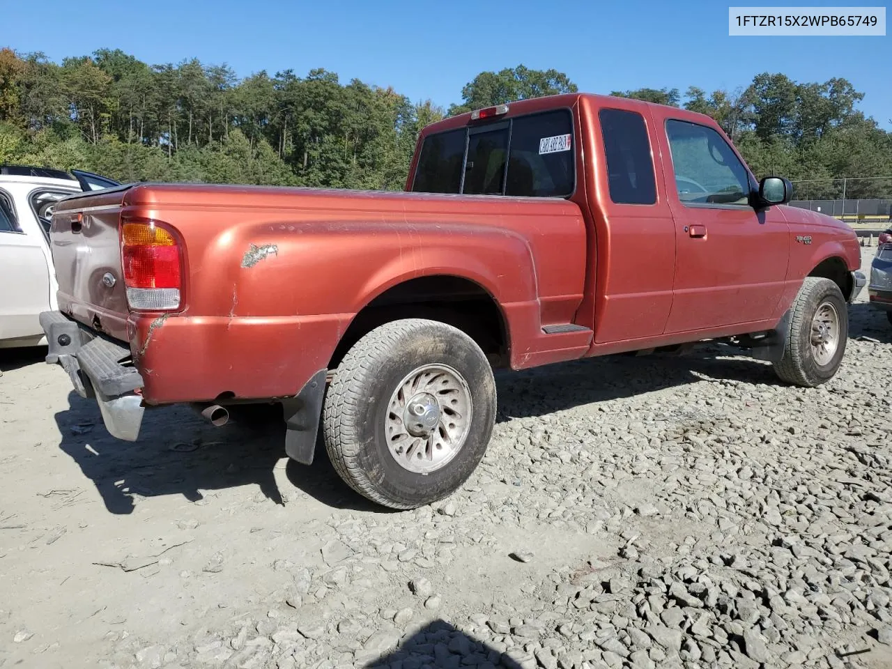 1998 Ford Ranger Super Cab VIN: 1FTZR15X2WPB65749 Lot: 74632624