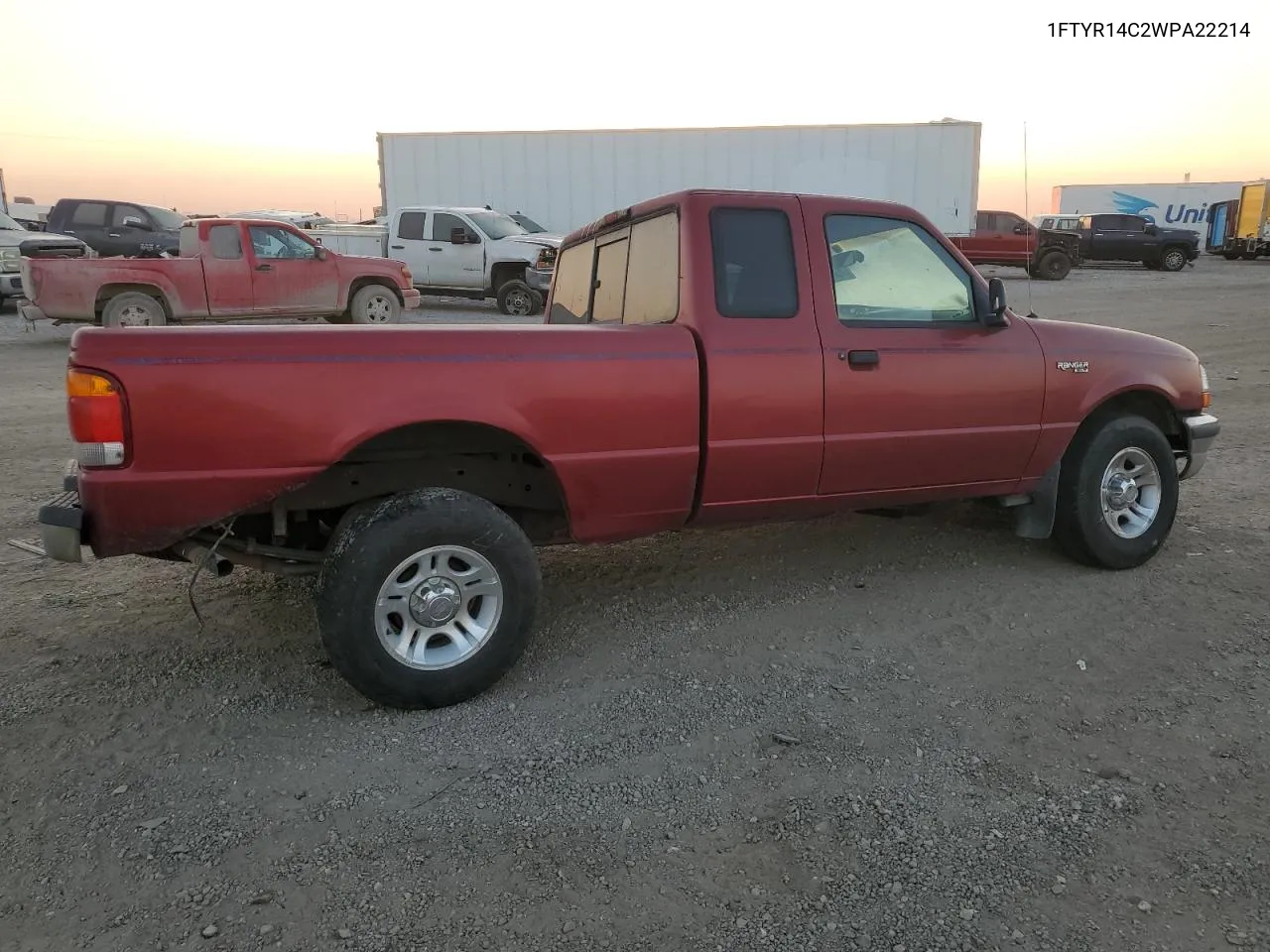 1998 Ford Ranger Super Cab VIN: 1FTYR14C2WPA22214 Lot: 75489044