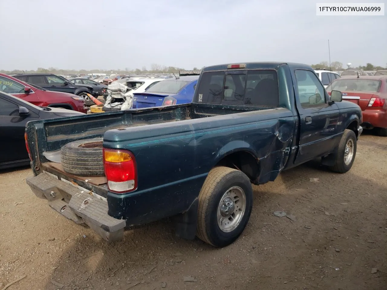 1998 Ford Ranger VIN: 1FTYR10C7WUA06999 Lot: 75693174