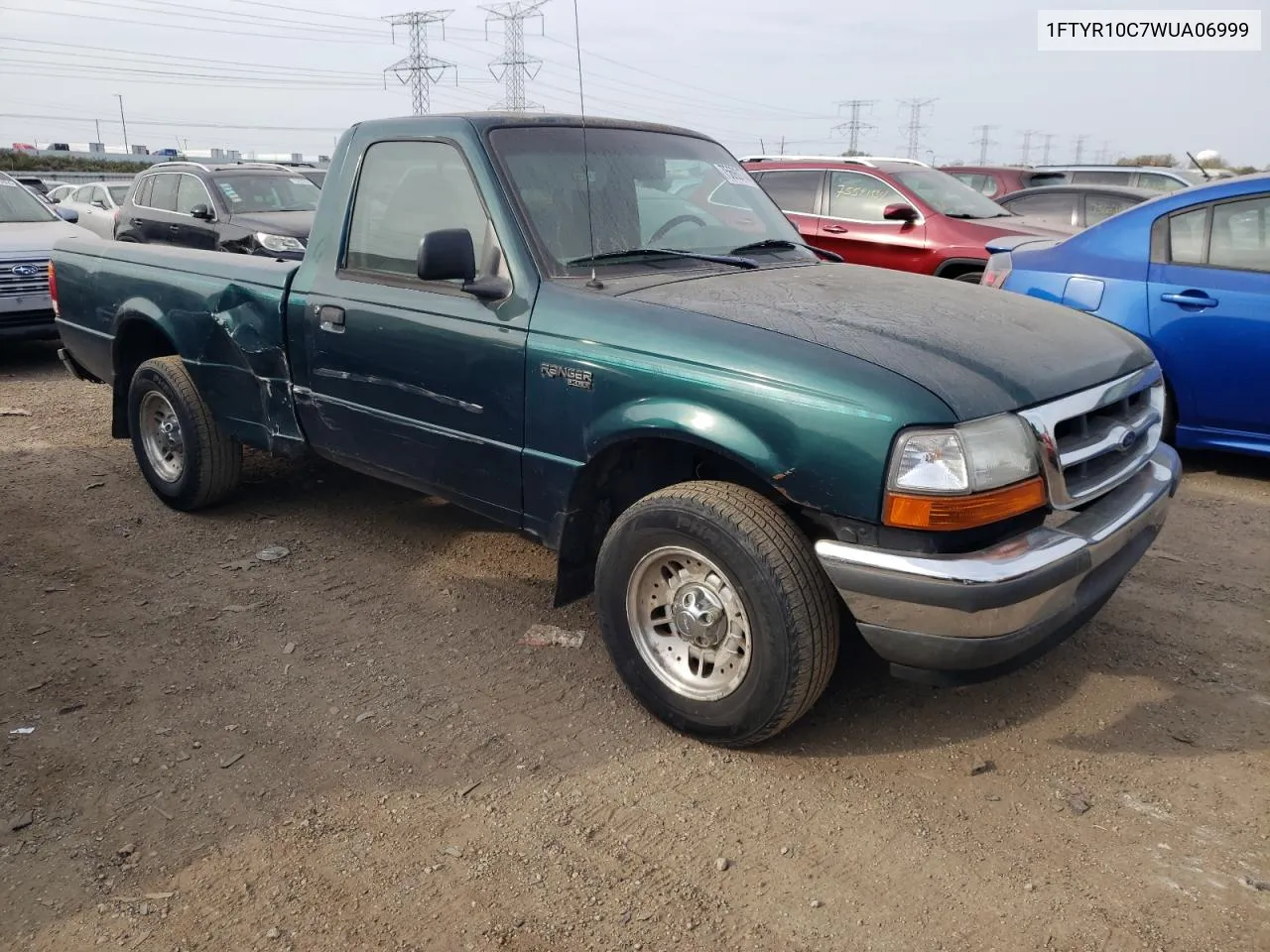 1998 Ford Ranger VIN: 1FTYR10C7WUA06999 Lot: 75693174