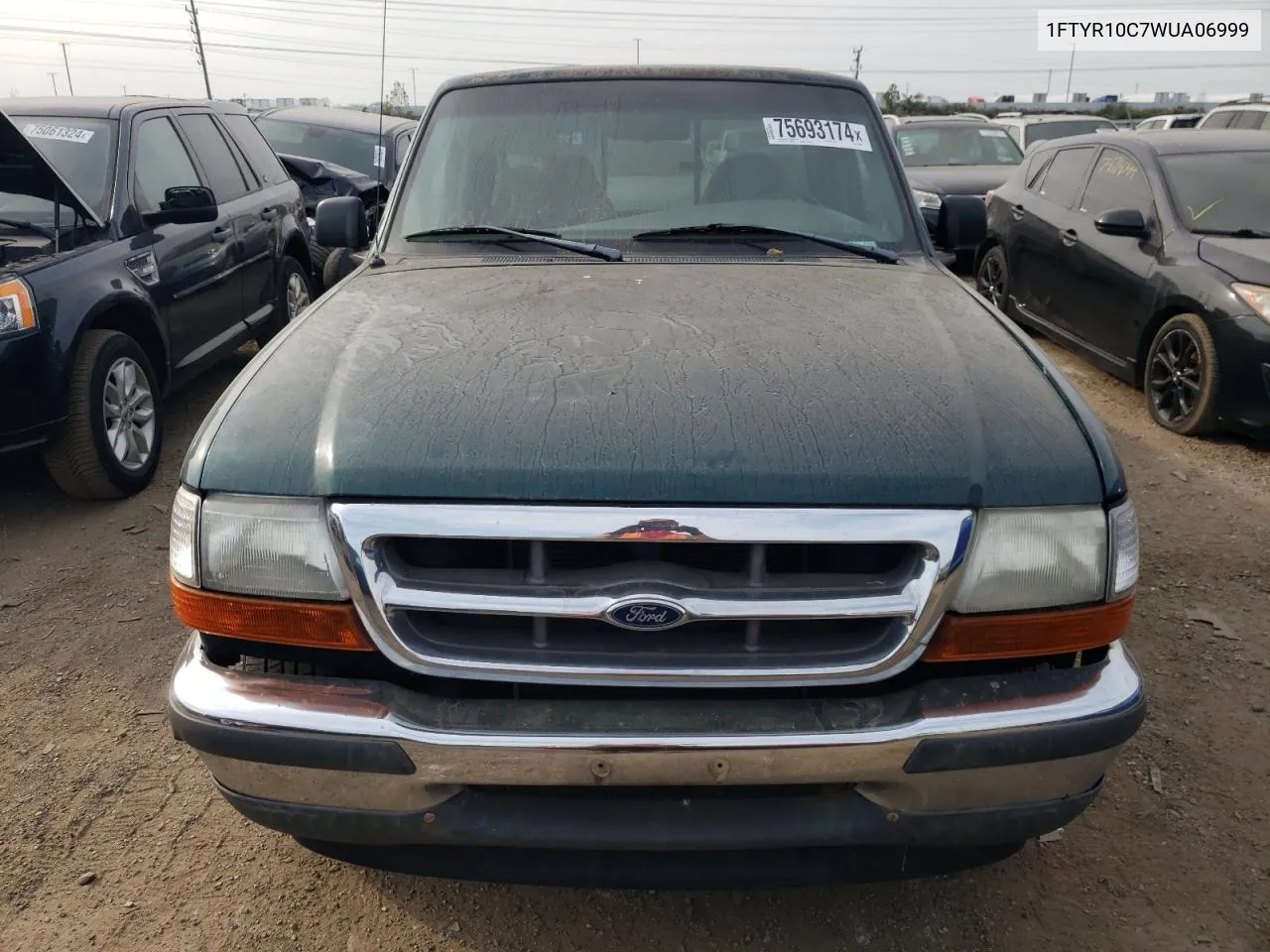 1998 Ford Ranger VIN: 1FTYR10C7WUA06999 Lot: 75693174