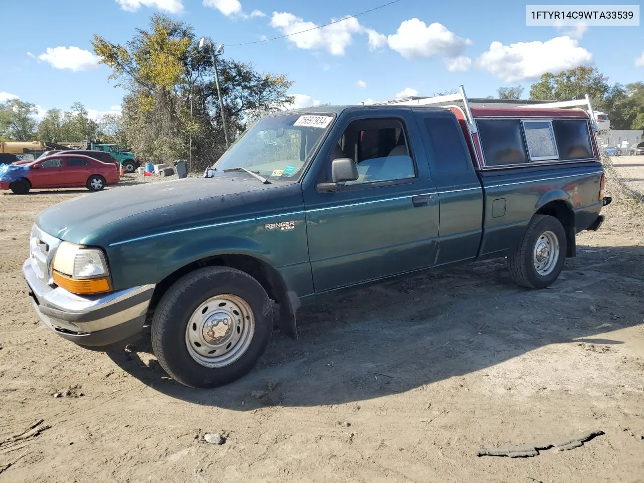 1998 Ford Ranger Super Cab VIN: 1FTYR14C9WTA33539 Lot: 75697934